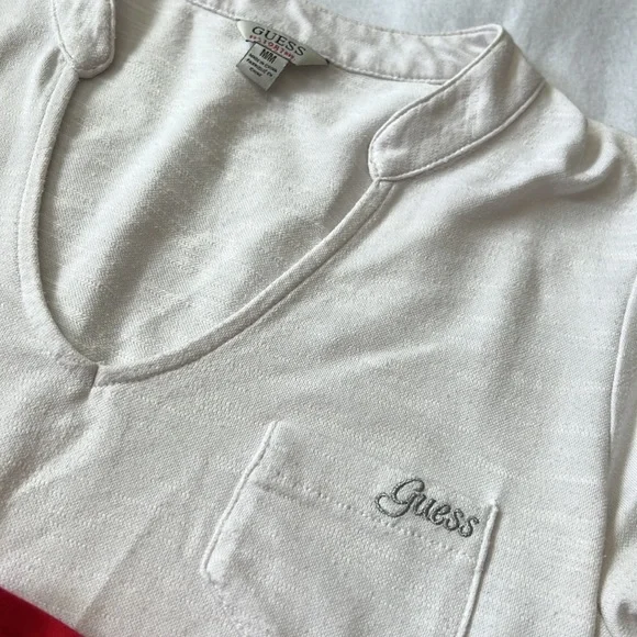 Guess size Medium tank tops (Red and White) - Picture 3 of 4